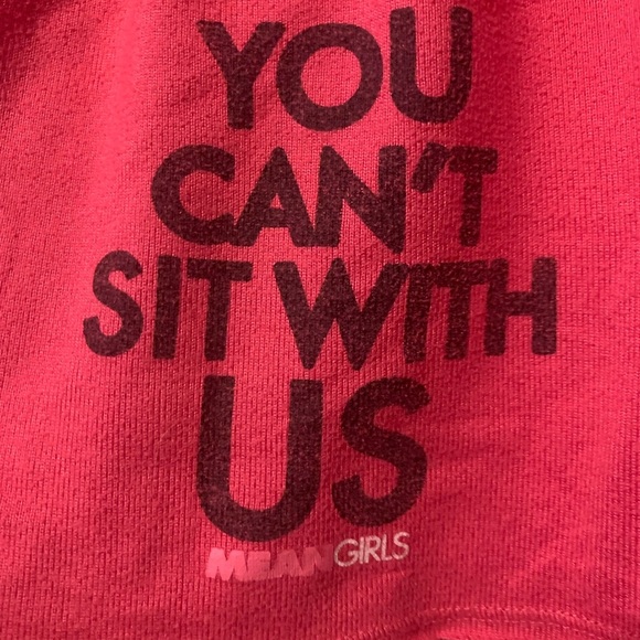 ❤️Mean Girls You Can’t Sit with Us Paramount PJ/Casual Shorts Large Pink - Picture 4 of 9